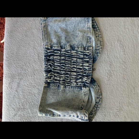 Urban Outfitters Jean Bra Top - Picture 3 of 4